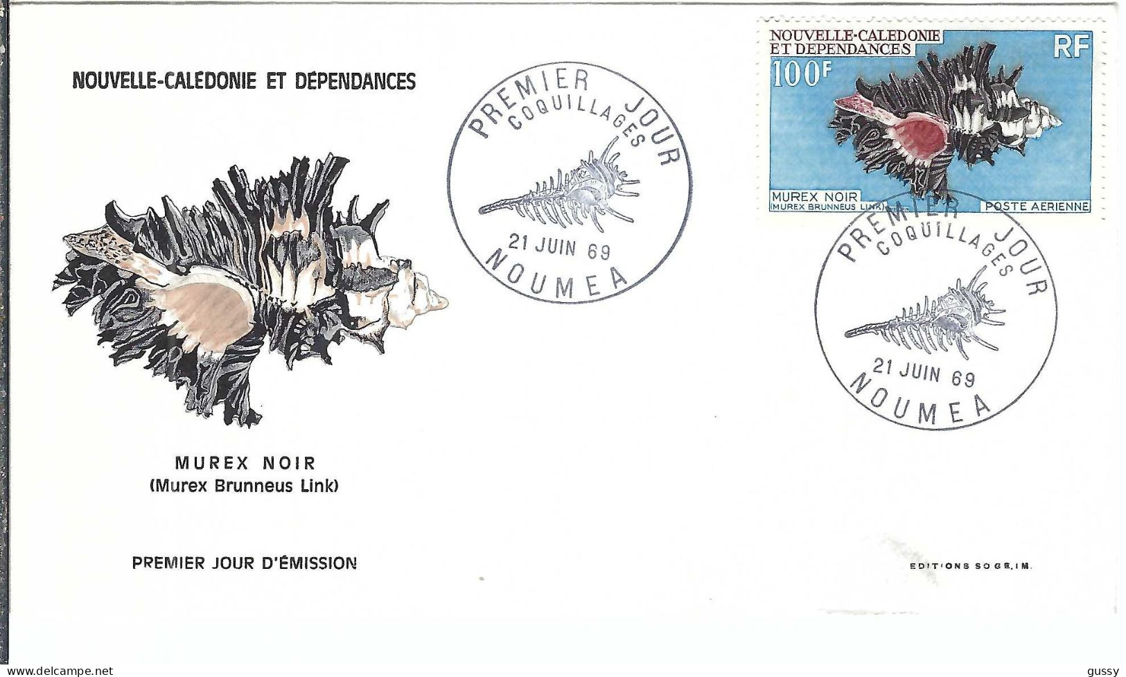 NOUVELLE CALEDONIE 1969: FDC - FDC