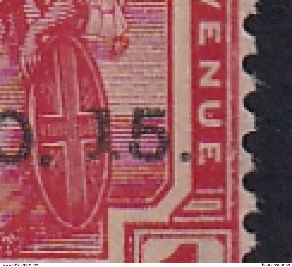 Trinidad & Tobago: 1915   Britiannia  'Red Cross' OVPT   SG174b    1d    ['1' Of '15' Forked Foot]   MH Pair - Trinidad & Tobago (...-1961)