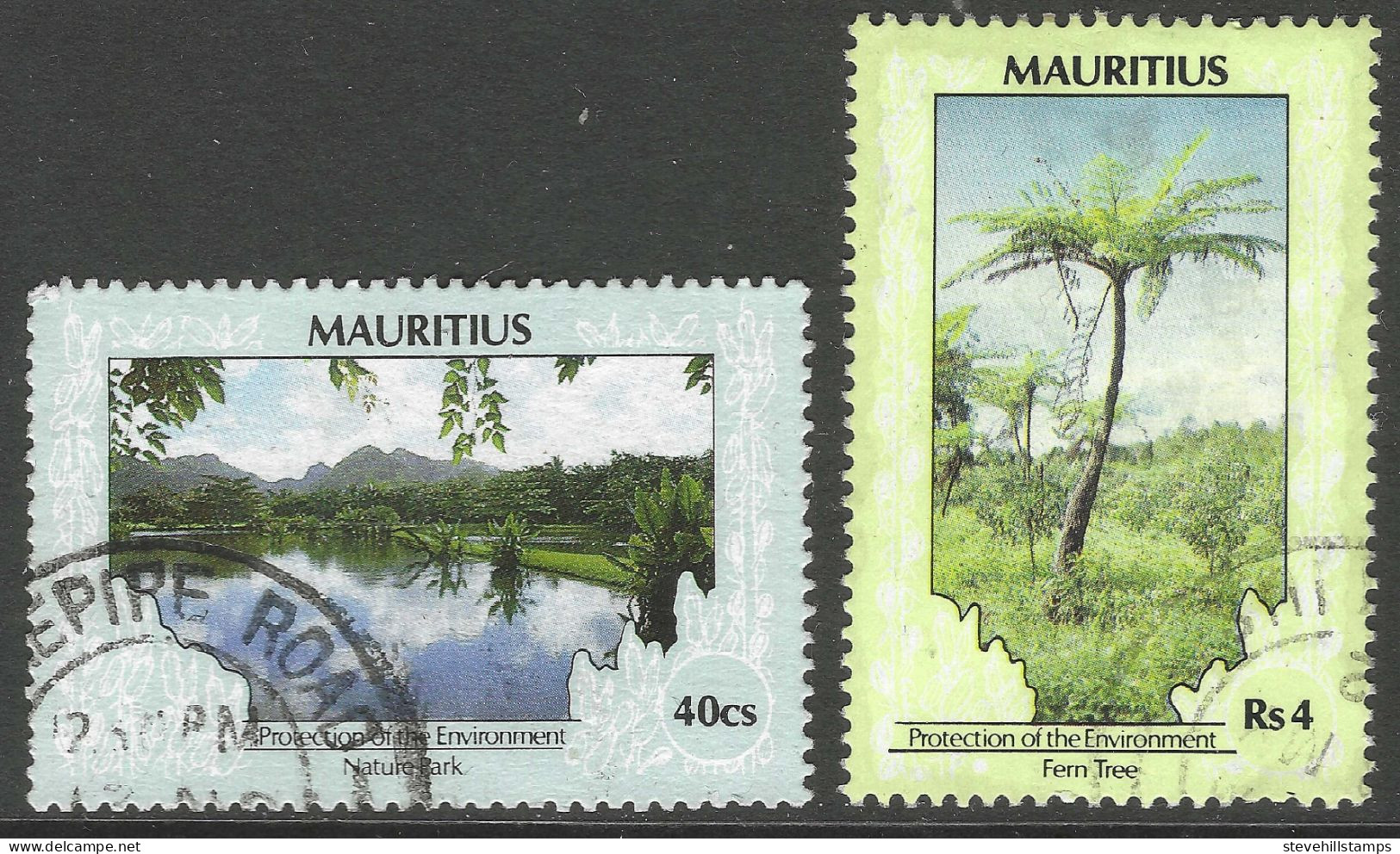 Mauritius. 1989 Protection Of The Environment. 40c, 4r Used. SG 801B, L804B. M3098 - Maurice (1968-...)