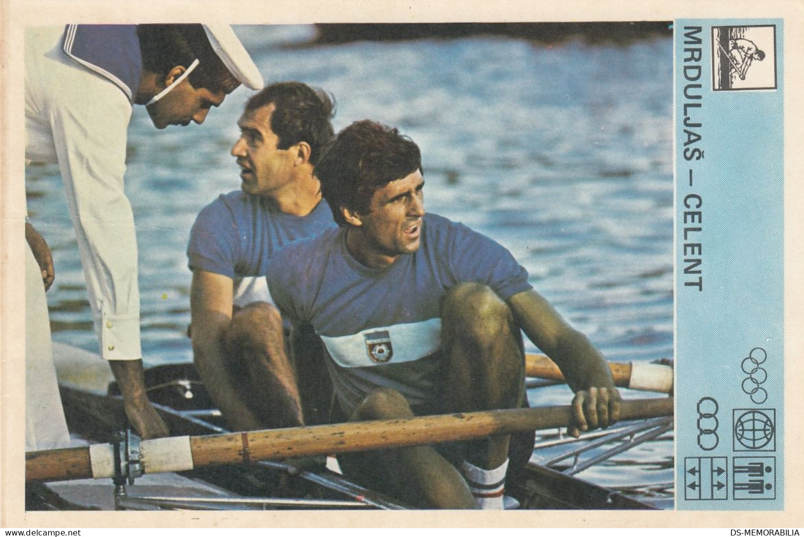 Rowing Dusko Mrduljas & Zlatko Celent Croatia Trading Card Svijet Sporta - Rudersport