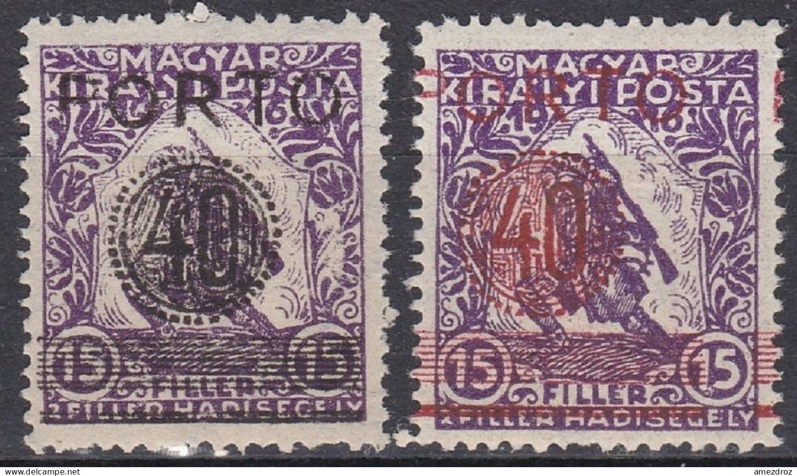 Hongrie Temesvar Taxe N°1-1a NM * Occupation Roumaine (K3) - Temesvár