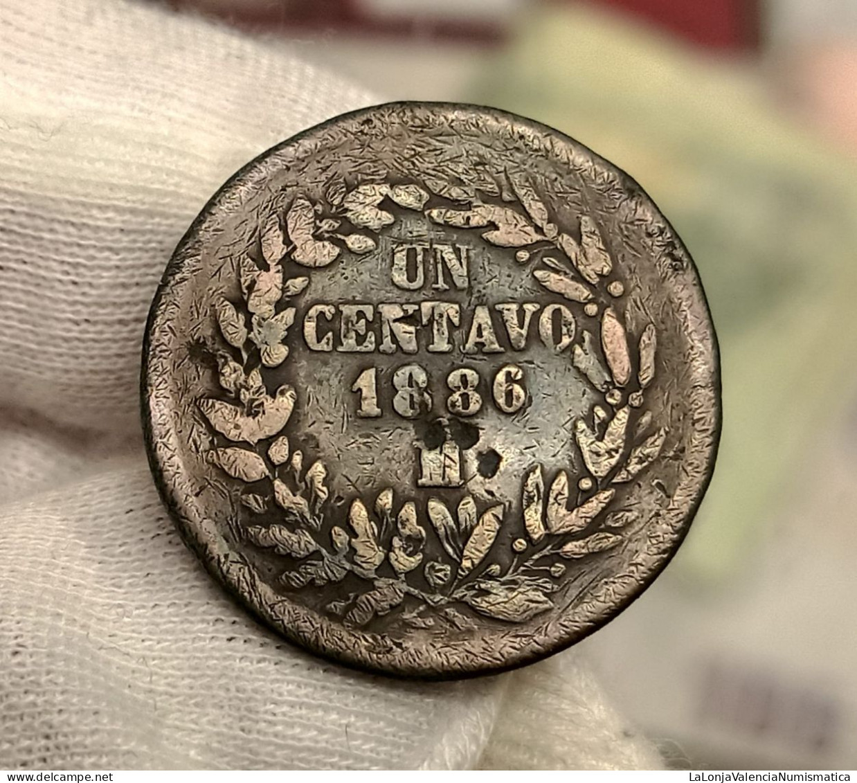 México 1 Centavo 1886 Km 391 - Mexiko