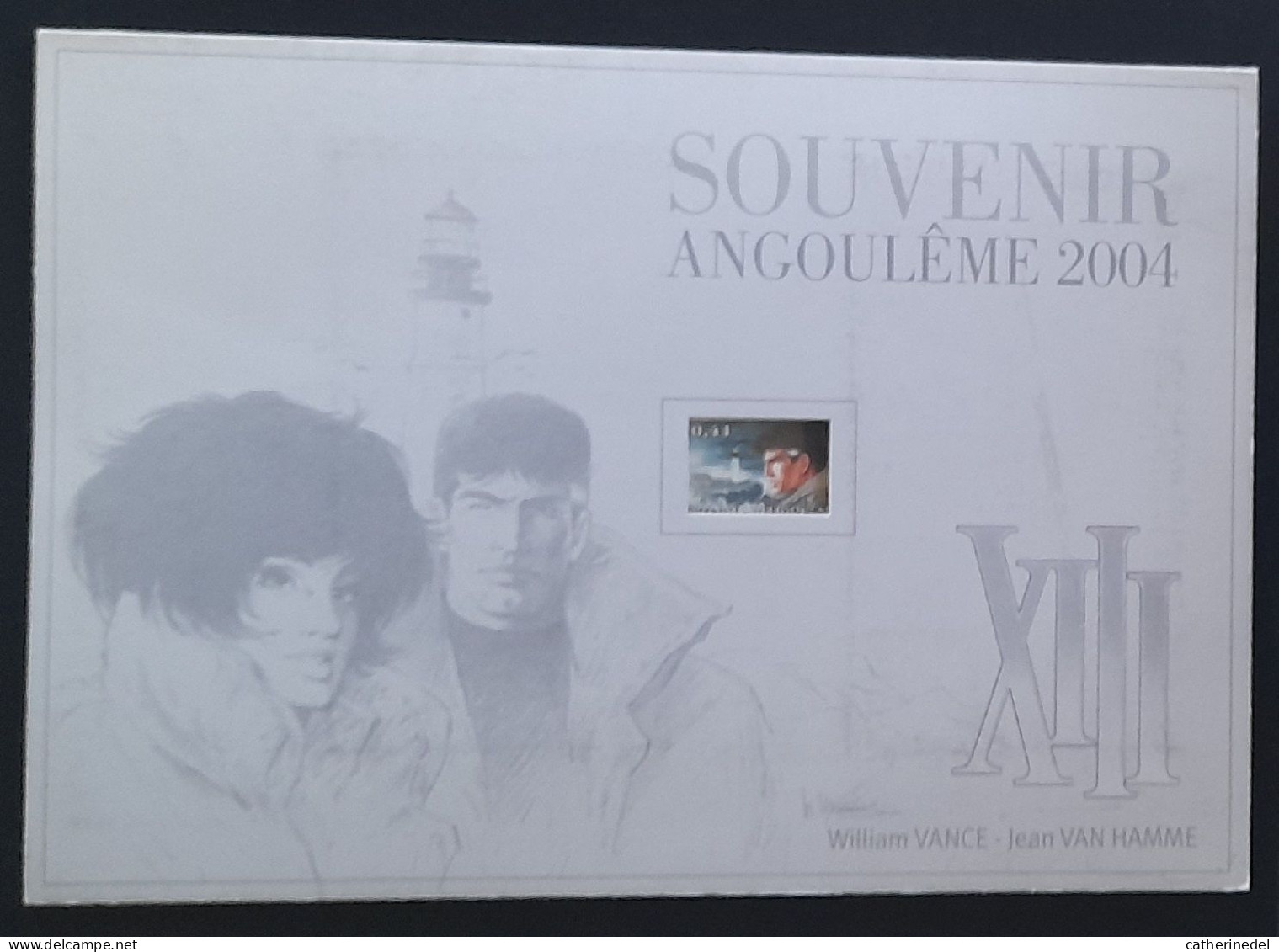 Année 2004 : 3233 - Pochette Souvenir Angoulème 2004 XIII - William VANCE - Jean VAN HAMME - Numérotée 0749 - Philabédés