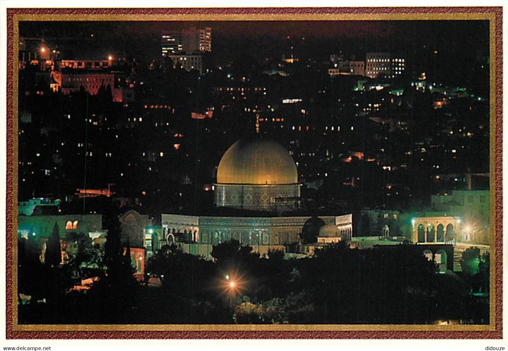 Israel - Jérusalem - Vue Générale Aérienne - Vue De Nuit - CPM - Carte Neuve - Voir Scans Recto-Verso - Israele