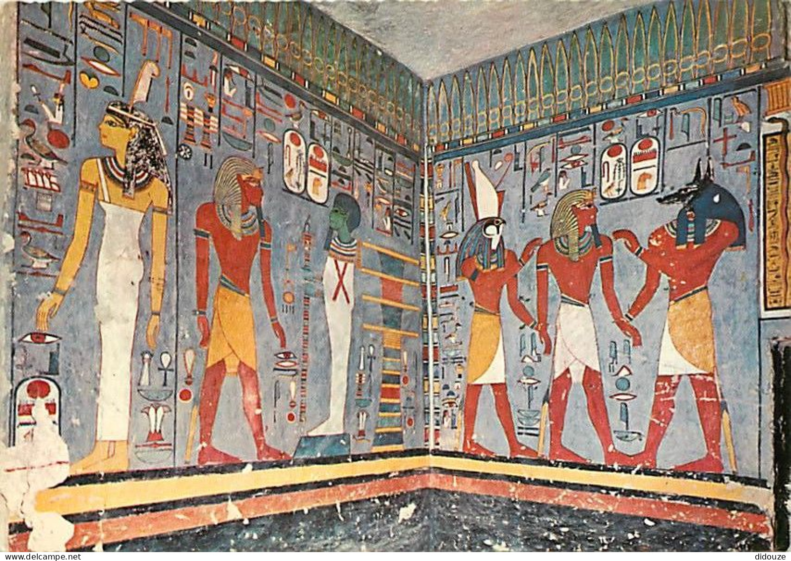 Egypte - Louxor - Luxor - King's Valley : Tomb Of Ramses - Vallée Dés Rois : Tombe De Ramsès - Peinture Antique - Antiqu - Louxor
