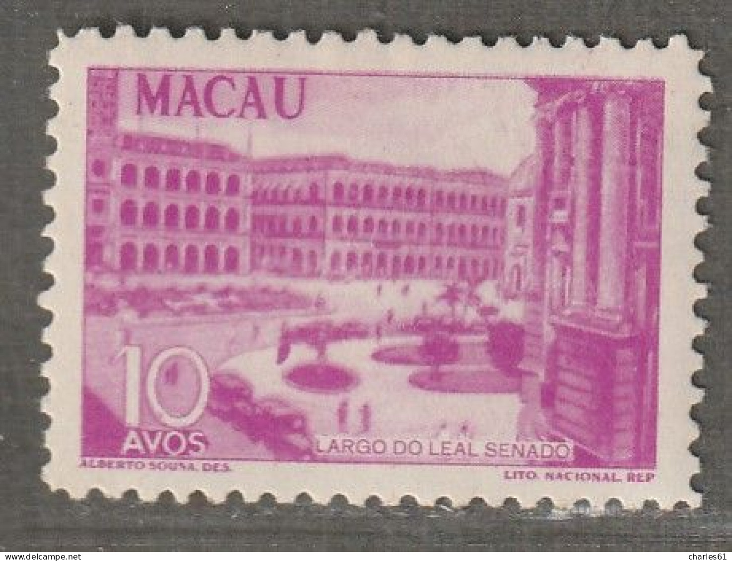 MACAO - N°328 * (1948-51) Vue De La Colonie - Ungebraucht