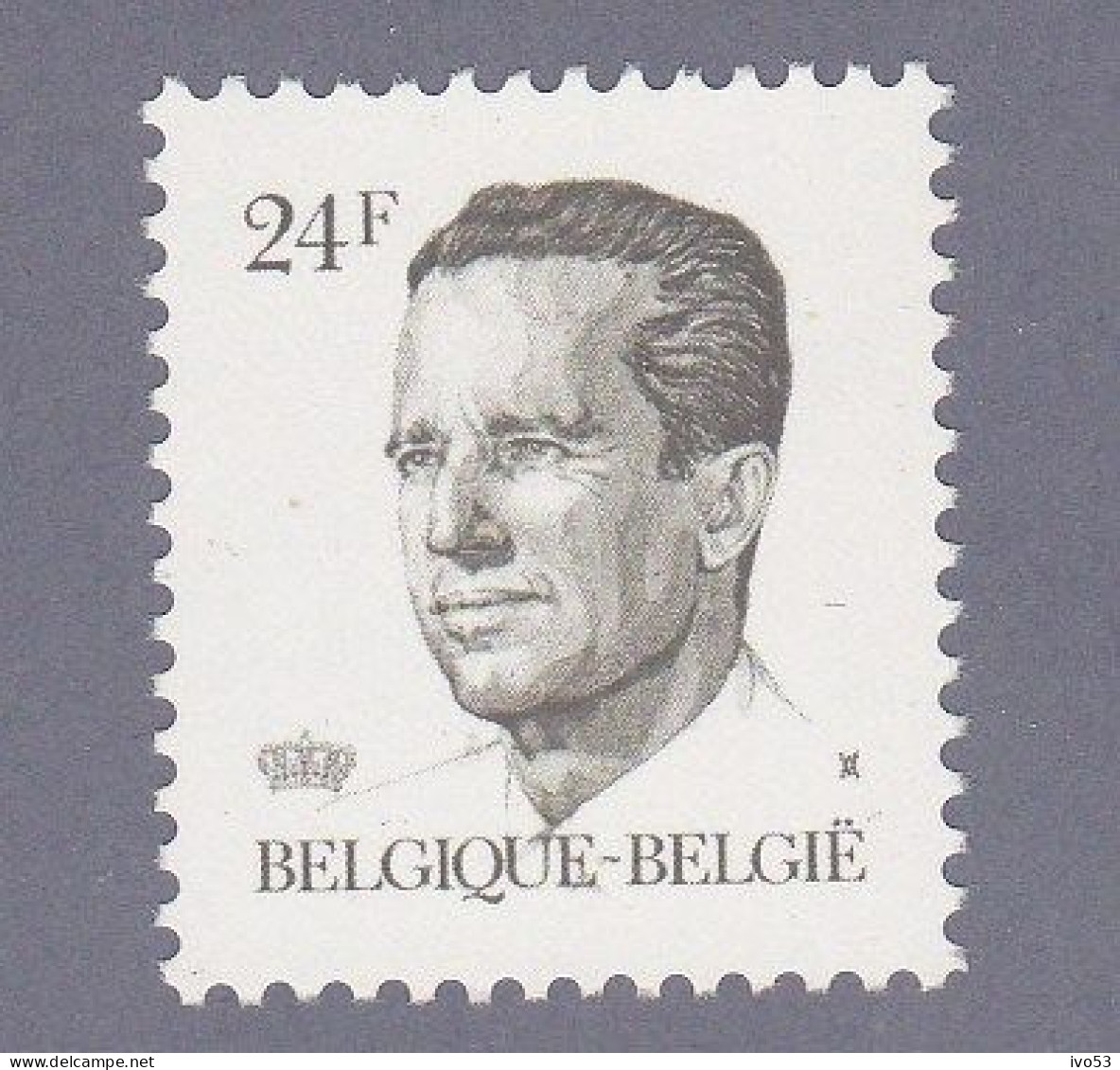 1986 Nr 2209** Postfris.Koning Boudewijn,type Velghe. - 1981-1990 Velghe