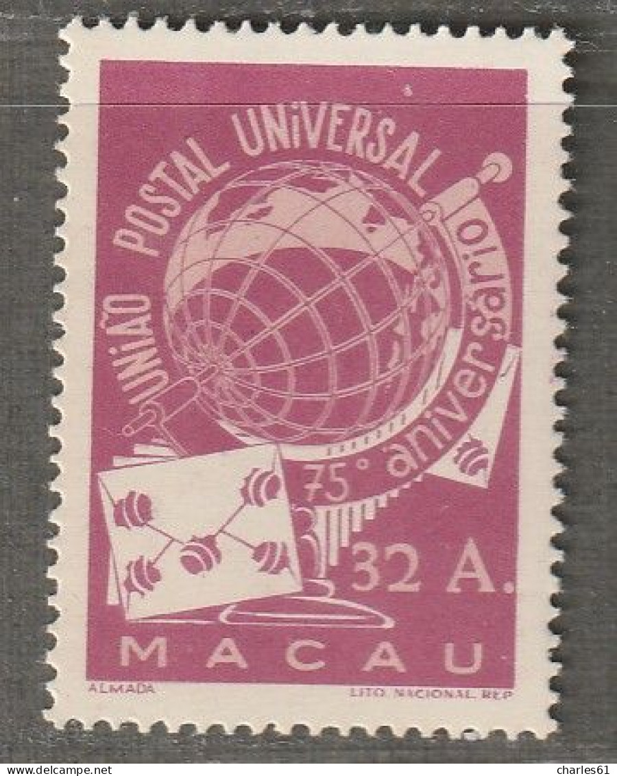 MACAO - N°337 * (1949) U.P.U - Ungebraucht