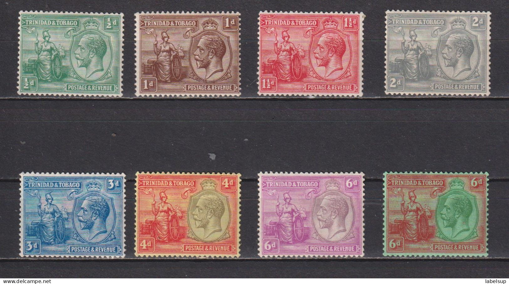 Timbres Neufs* De Trinité Et Tobago De 1922 1924 George V MH - Trinité & Tobago (...-1961)