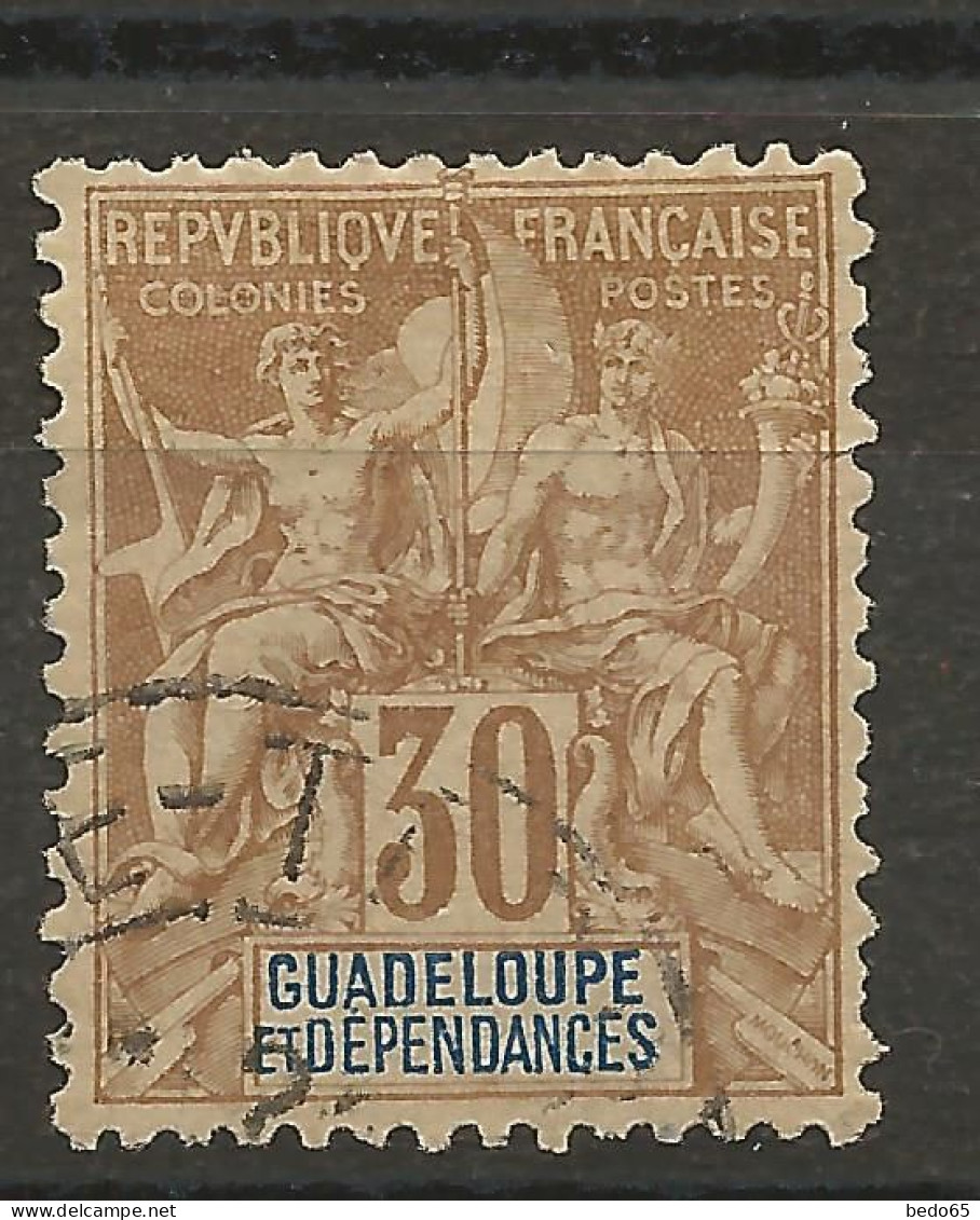 GUADELOUPE N° 35 OBL  / Used - Used Stamps