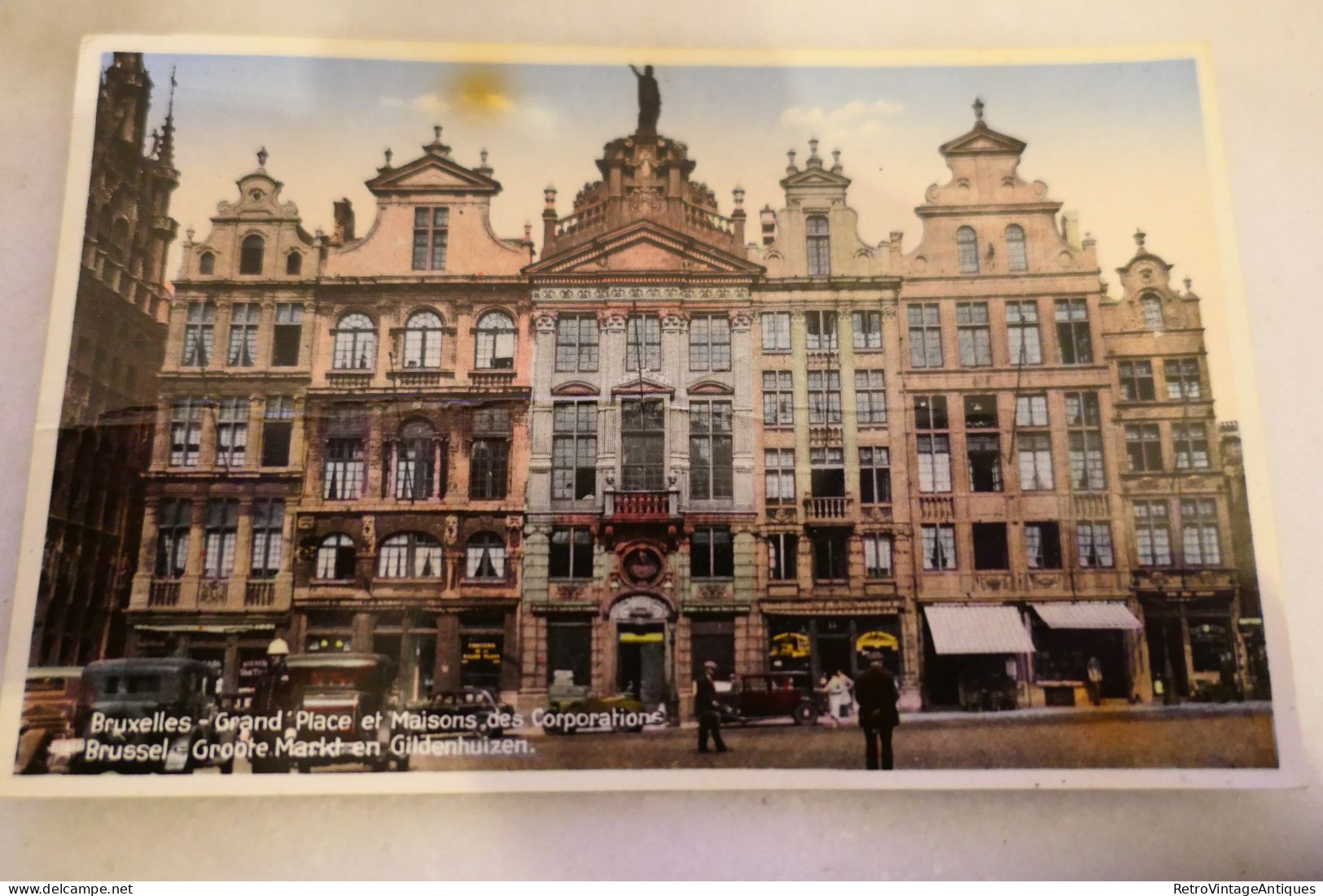 BRUXELLES GRAND PLACE ET MAISONS DES CORPORATIONS BRUSSEL GROOTE MARKT EN GILDENHUIZEN VAN LOO ANVERS - Mercadillos