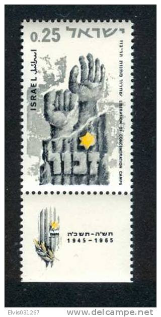 Israel - 1965, Michel/Philex No. : 341,  - MNH - *** - Full Tab - Ungebraucht (mit Tabs)