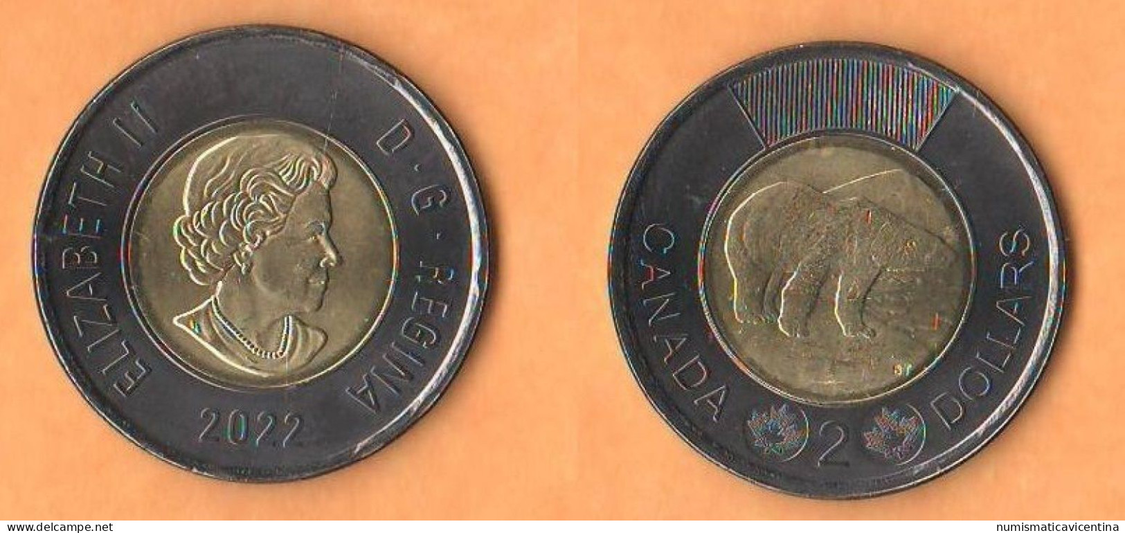 Canada 2 Dollars 2022 Tribute Death Queen Elizabeth  Bimetallic Coin - Canada