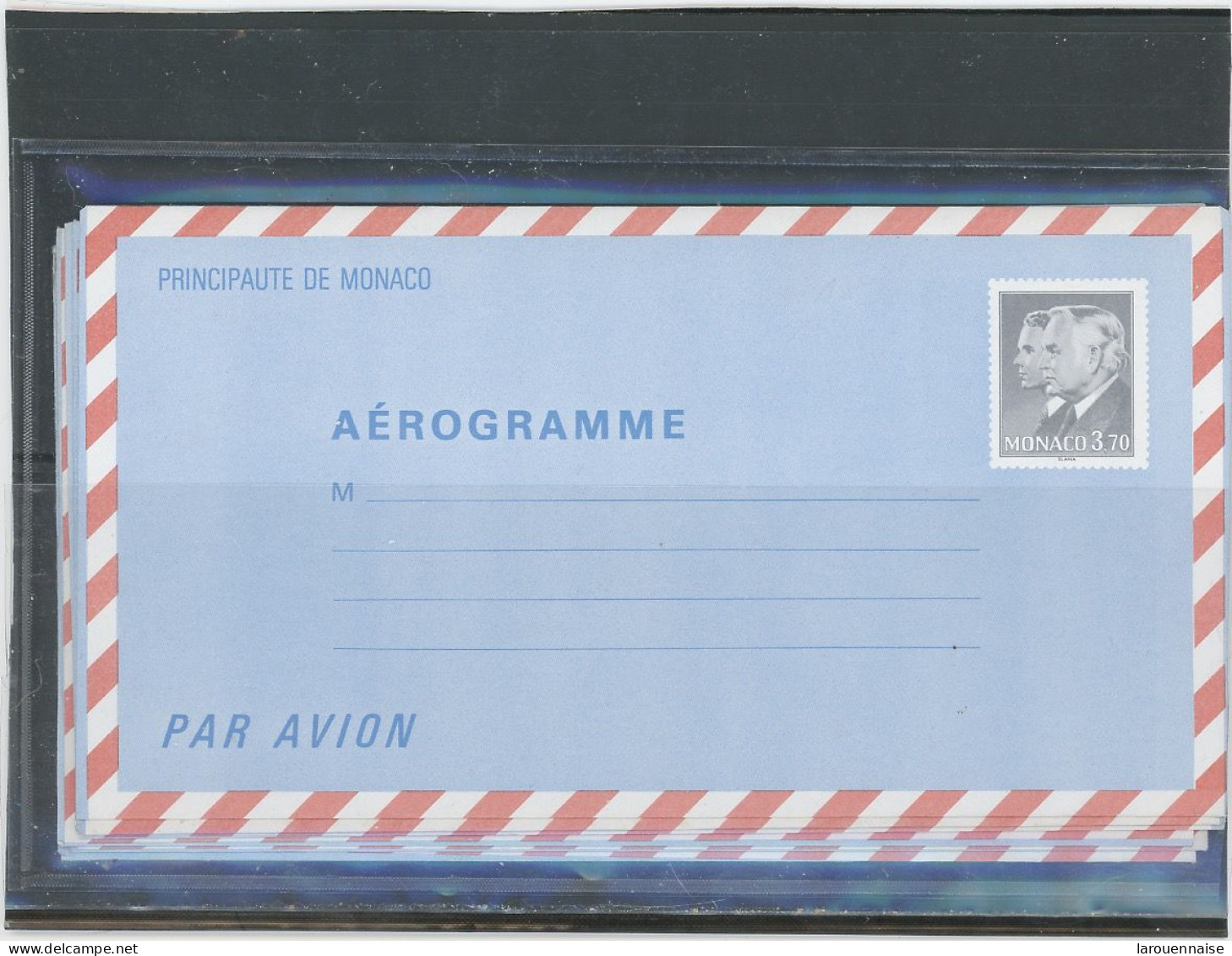 MONACO-AEROGRAMME  - N°507 - 3,70 F -RAINIER -ALBERT - Interi Postali