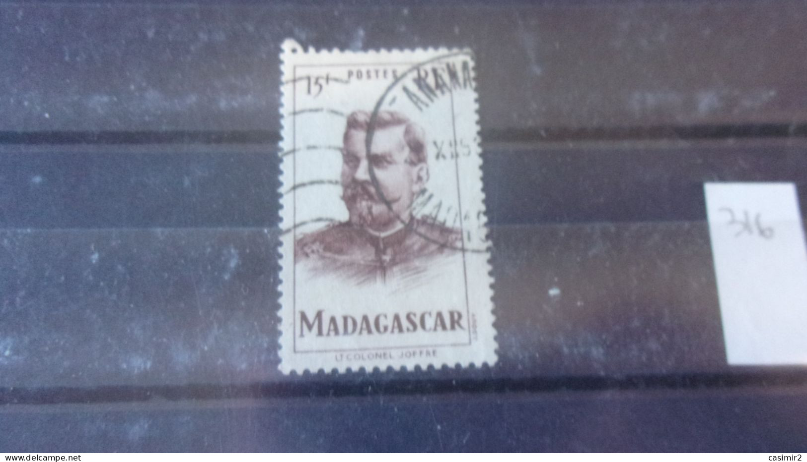 MADAGASCAR YVERT N° 316 - Oblitérés