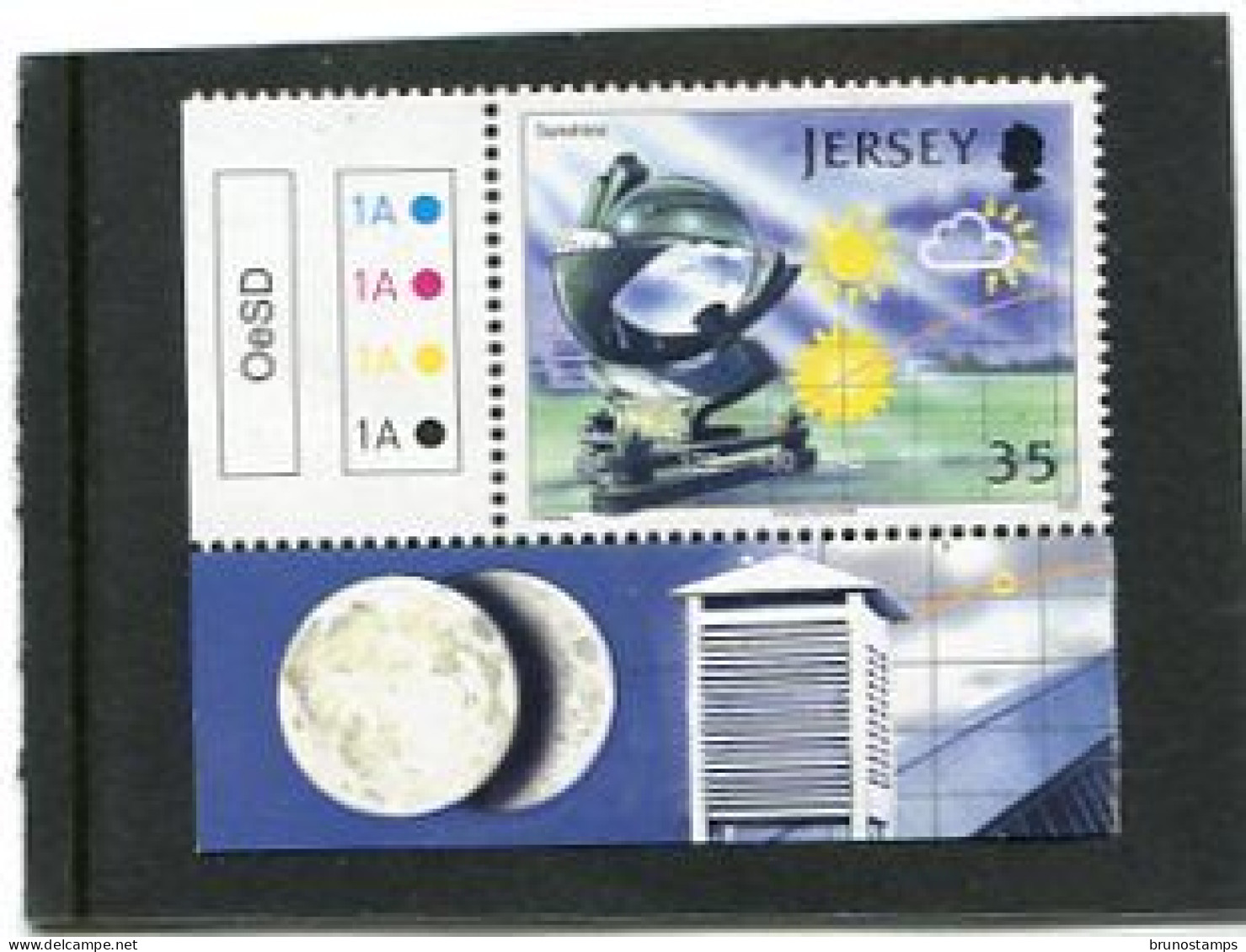 JERSEY - 2008  35p  METEOROLOGICAL SIGNALS  MINT NH - Jersey