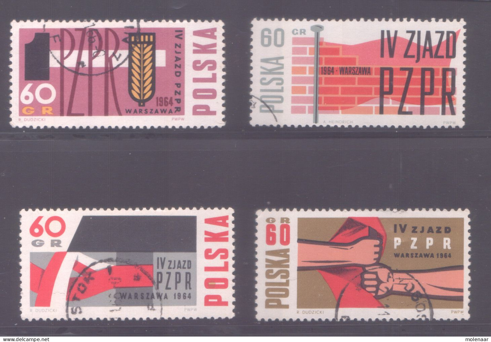 Postzegels > Europa > Polen > 1944-.... Republiek > 1971-80 > Gebruikt No.  1492-1495 (11960) - Lettres & Documents