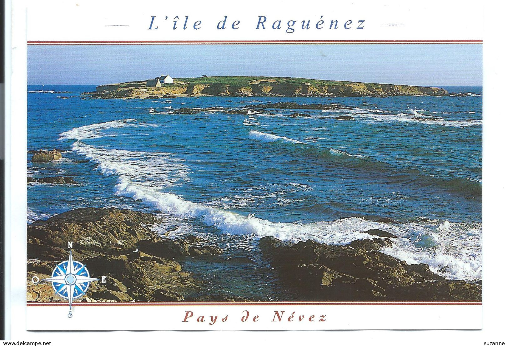 L'Île De RAGUENEZ En NÉVEZ - N°9999 YCA Caoudal éditeur - Névez