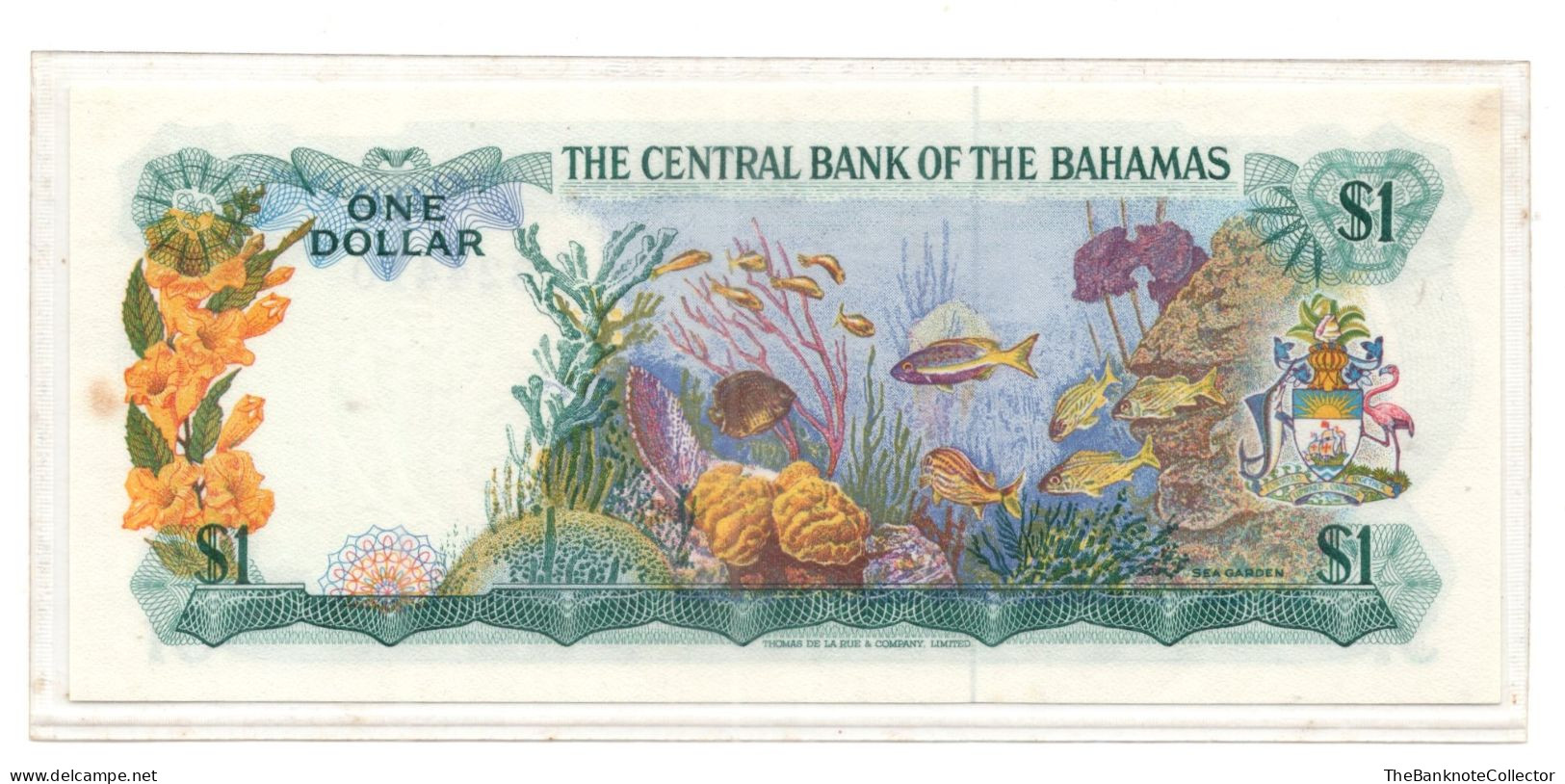 Bahamas Central Bank 1 Dollar 1974 QEII P-35 Donaldson Sign Prefix K/1 - Bahama's