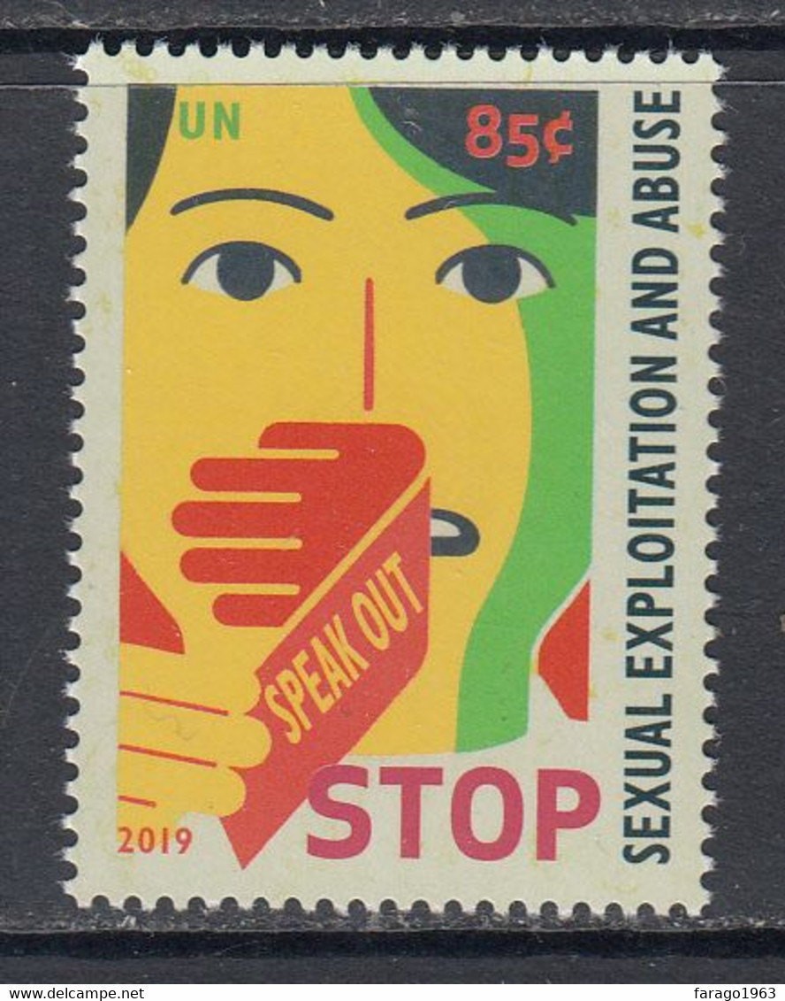 2019 United Nations Sexual Exploitation Complete Set Of 1 MNH @ BELOW FACE VALUE - Nuovi