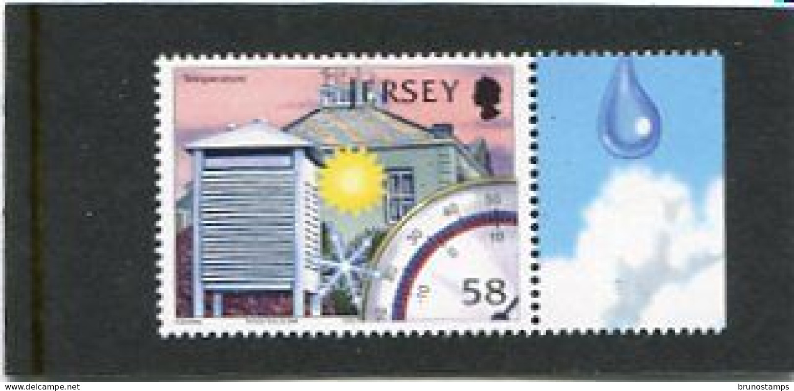 JERSEY - 2008  58p  METEOROLOGICAL SIGNALS  MINT NH - Jersey