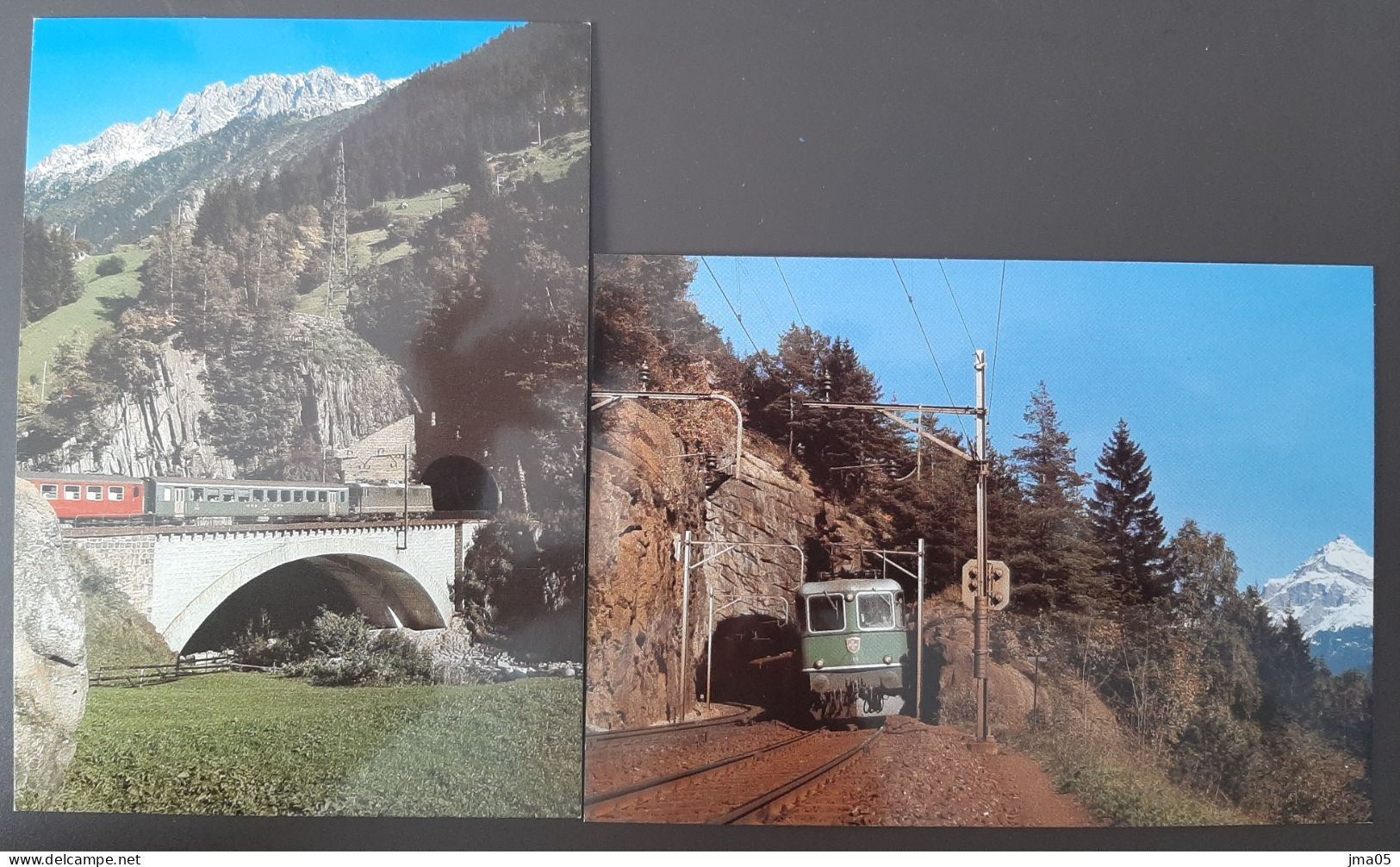 Lot De 130 Cartes De Train - Locomotive - Train électrique - Motrice - Chemin De Fer Fédéraux De Suisse SBB CFF (05) - Collections & Lots