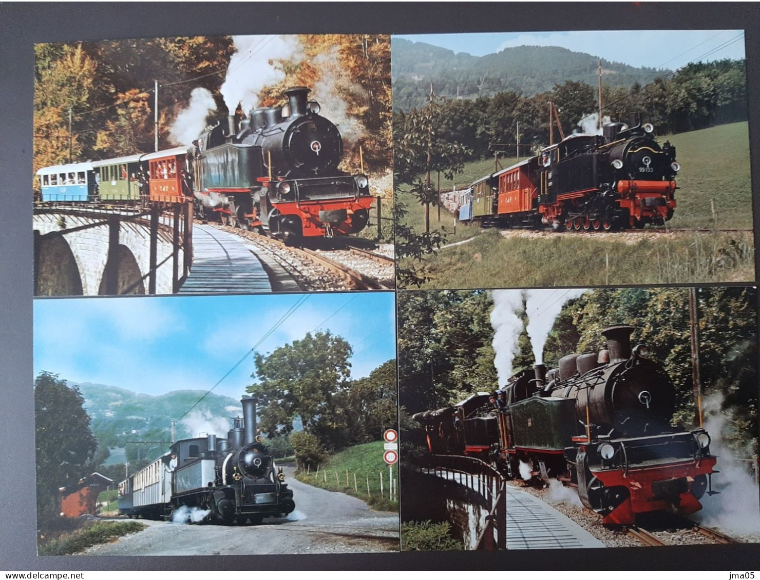 Beau lot de 130 cartes de Train - Locomotive - Train électrique - Motrice - Chemin de fer fédéraux de Suisse SBB CFF