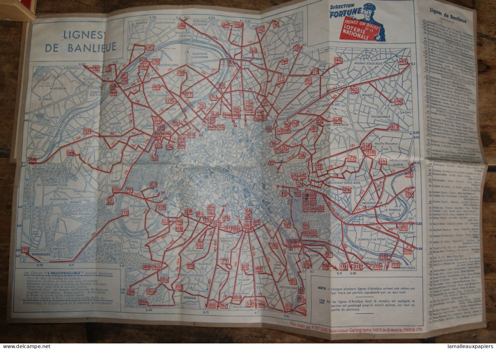 Plan De Paris Lignes Autobus Et Autocars (édition L'indispensable) - Roadmaps