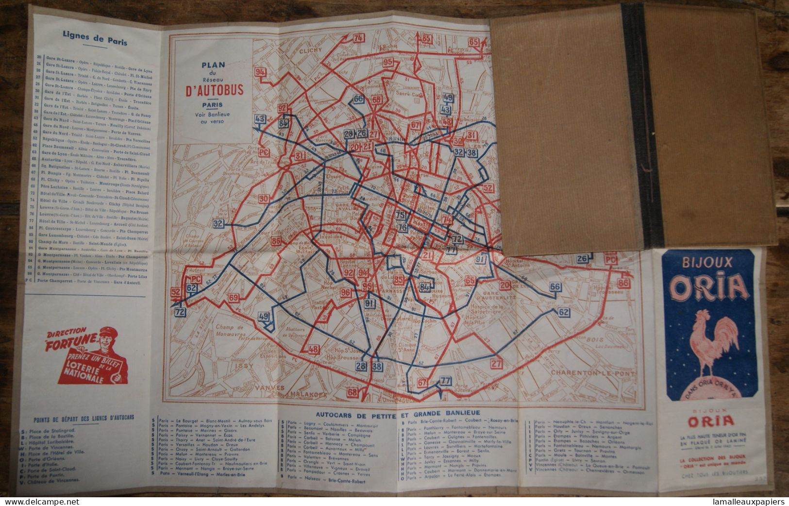 Plan de Paris lignes autobus et autocars (édition l'indispensable)