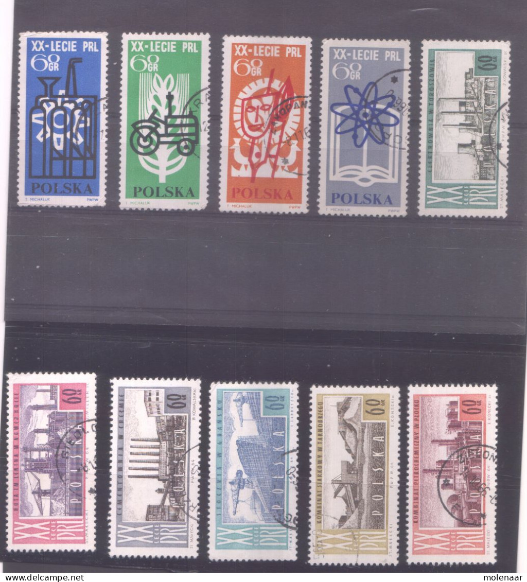 Postzegels > Europa > Polen > 1944-.... Republiek > 1971-80 > Gebruikt No.  1496-1505 (11961) - Storia Postale