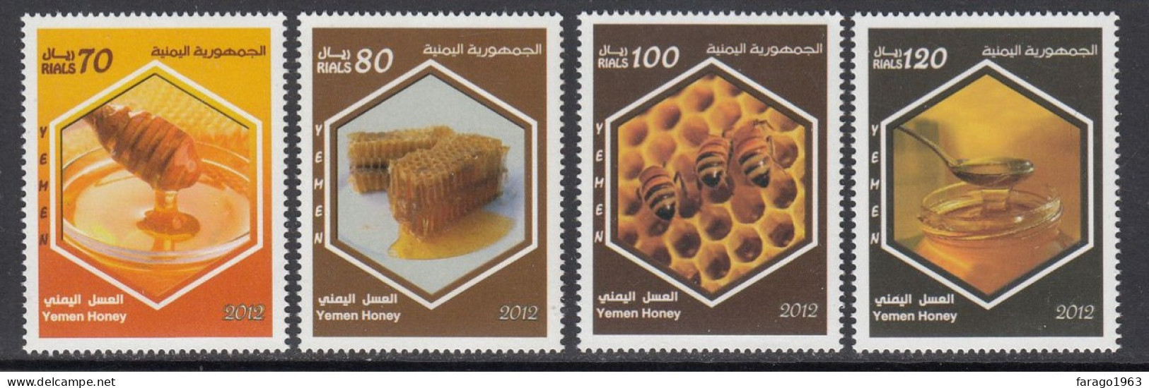 2012 2013 Yemen Honey Bees Miel  Complete Set Of 4 MNH - Yemen