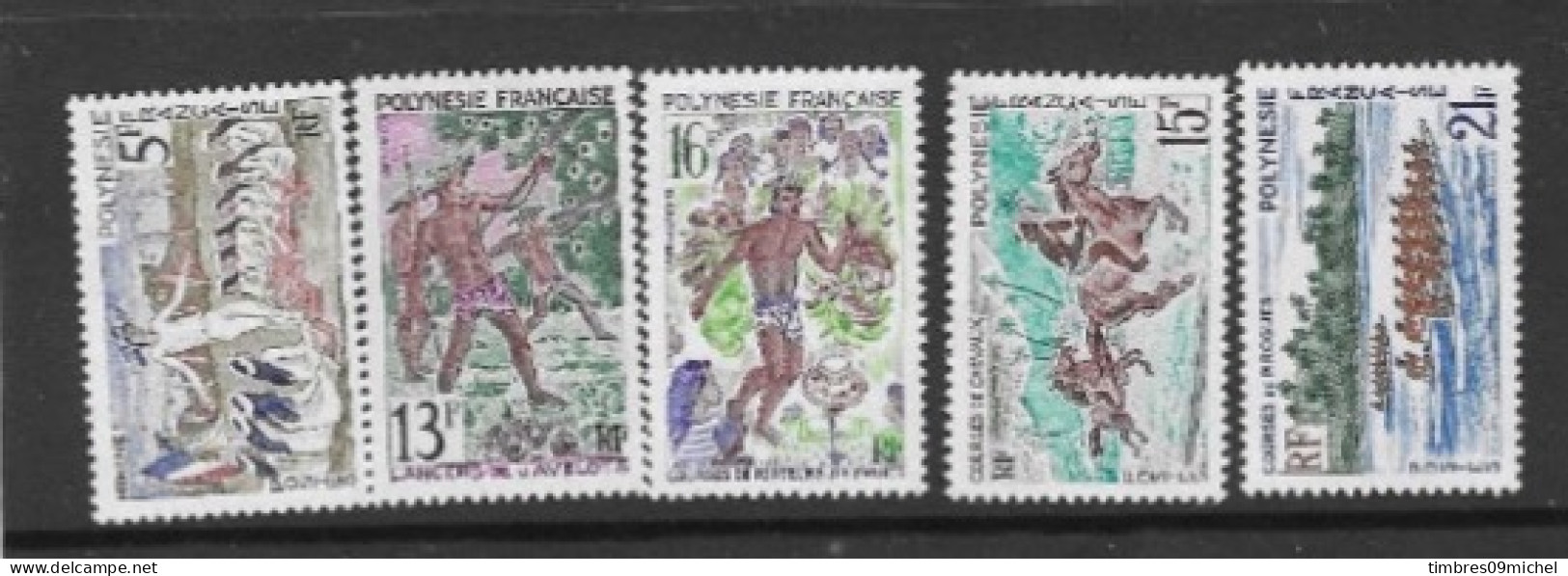 Polynésie N°47 à 51** Neuf Sans Charnière - Unused Stamps