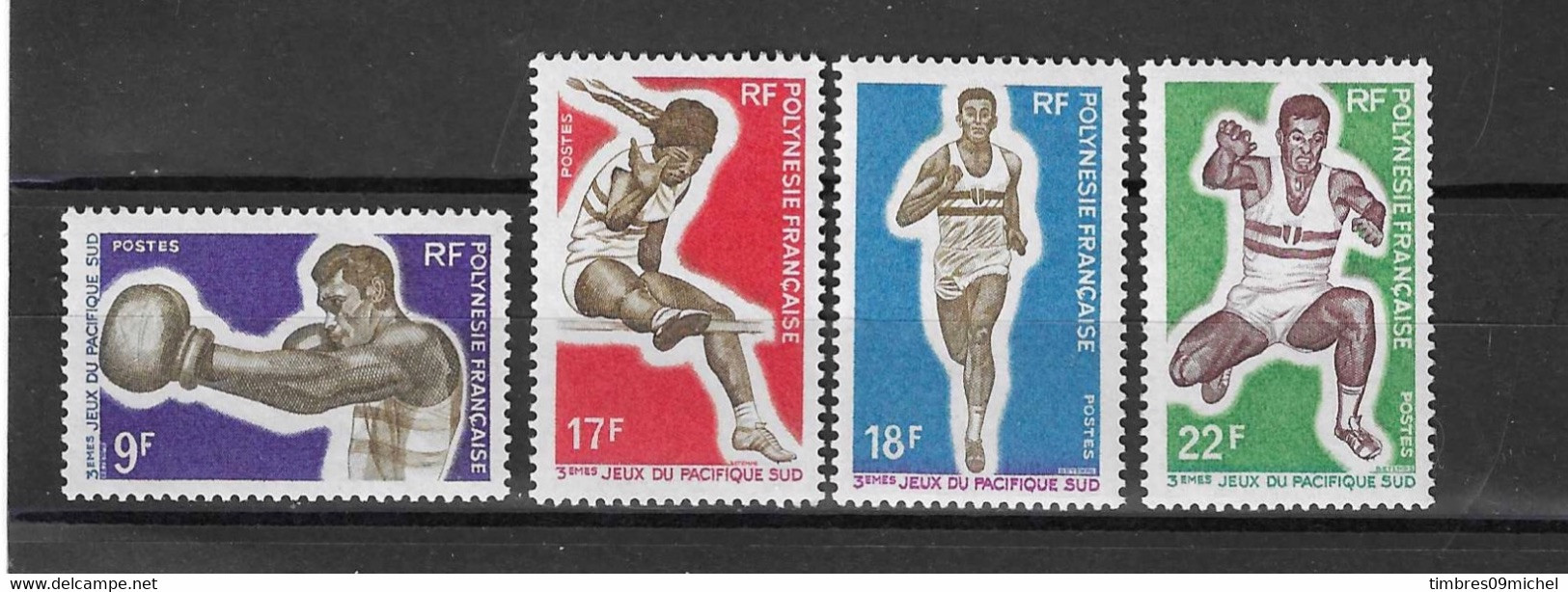 Polynésie N°66 à 69** Neuf Sans Charnière - Unused Stamps