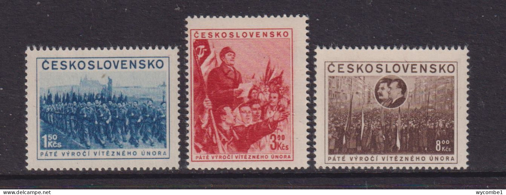 CZECHOSLOVAKIA  - 1953  Communist Government Set  Never Hinged Mint - Nuovi