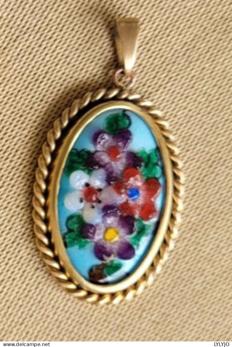 PENDENTIF ÉMAUX BIJOUX JL LE CHEYLARD ARDÈCHE - Pendenti