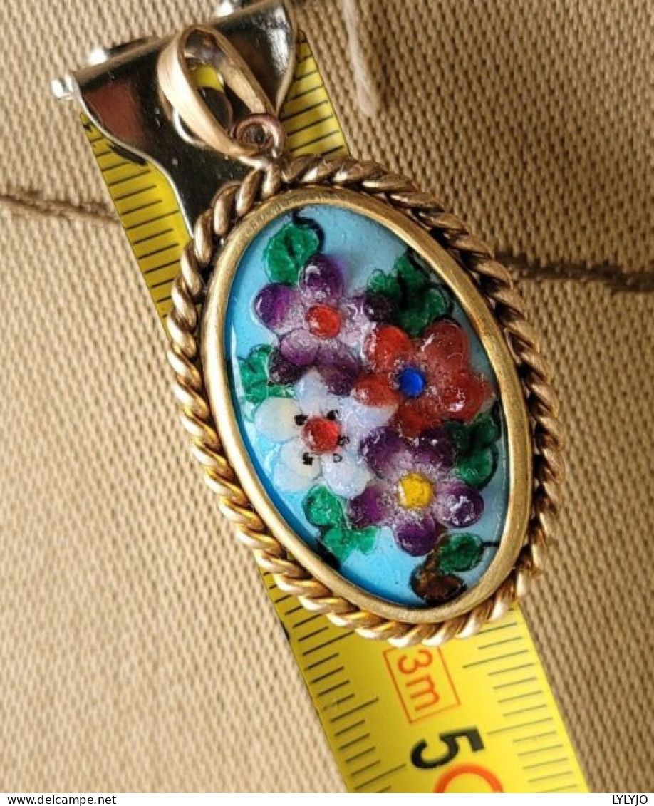 PENDENTIF ÉMAUX BIJOUX JL LE CHEYLARD ARDÈCHE