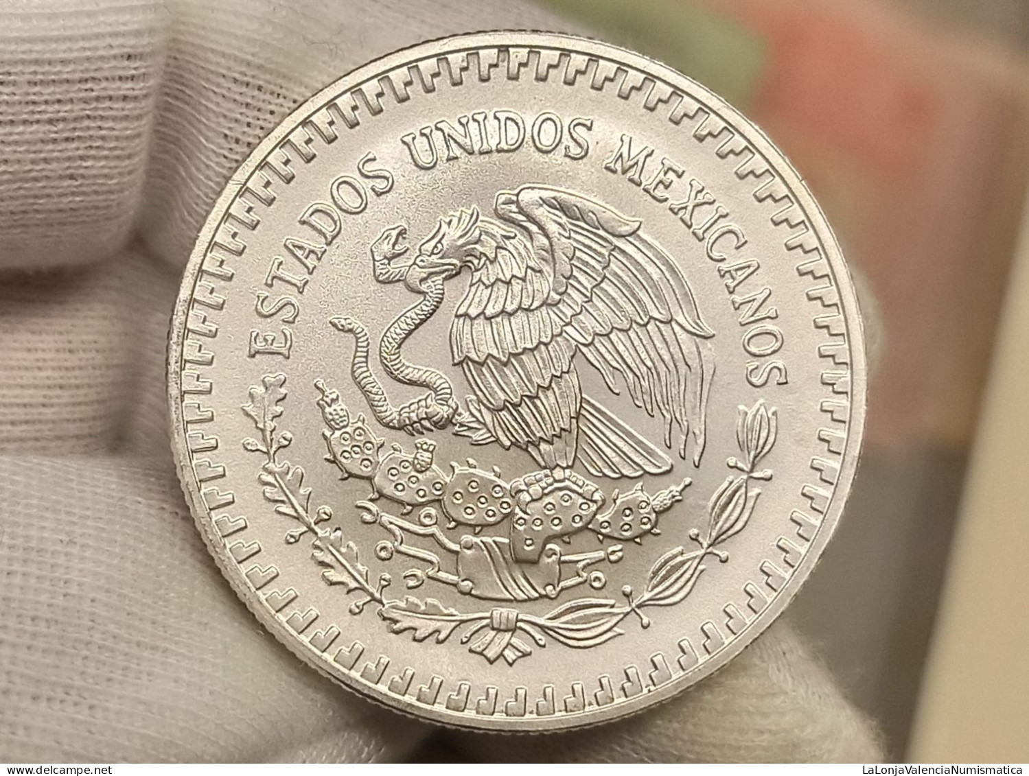 México 1 Onza Libertad 1992 Km 494 Plata Pura - México