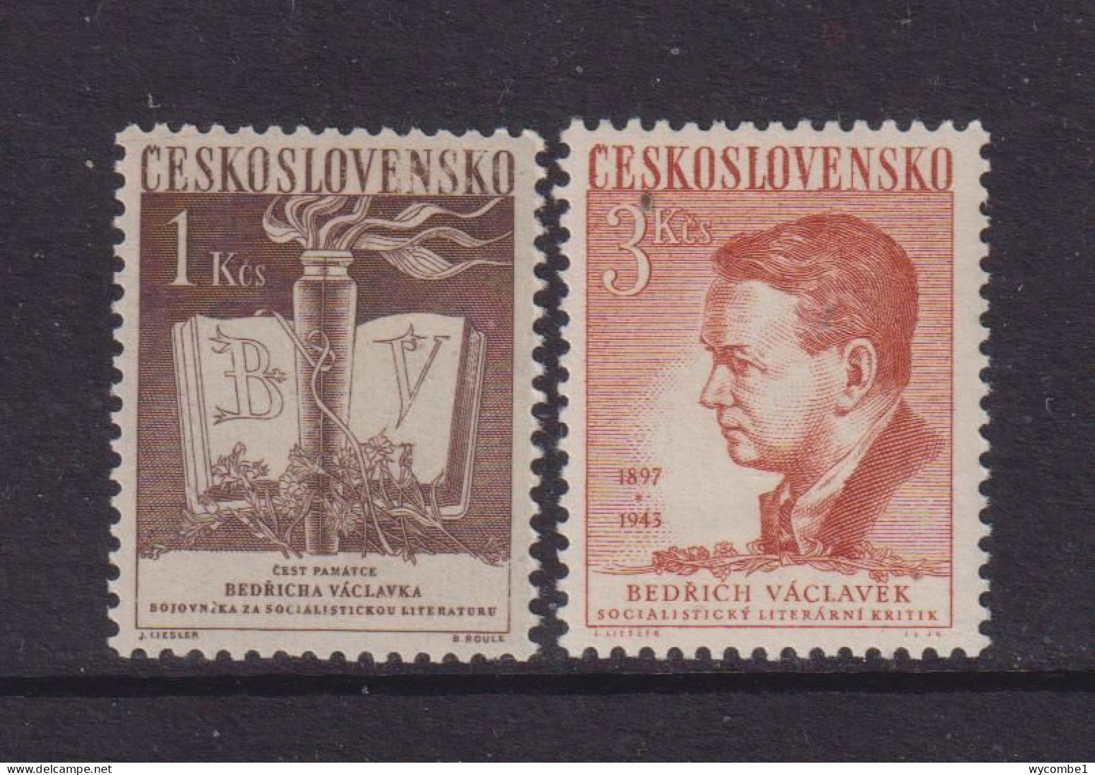 CZECHOSLOVAKIA  - 1953  Vaclavek Set  Never Hinged Mint - Ongebruikt