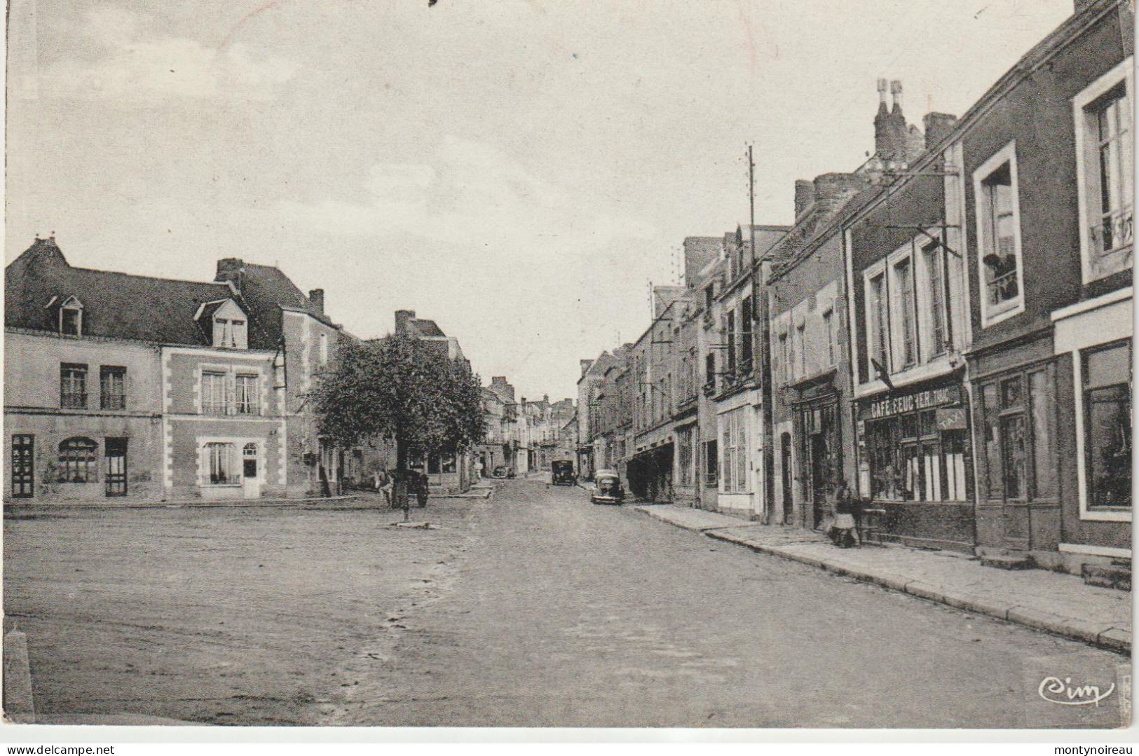 Mayenne : VILLAINES  La  Juhel : Rue  Neuve   Vue 1955 - Villaines La Juhel
