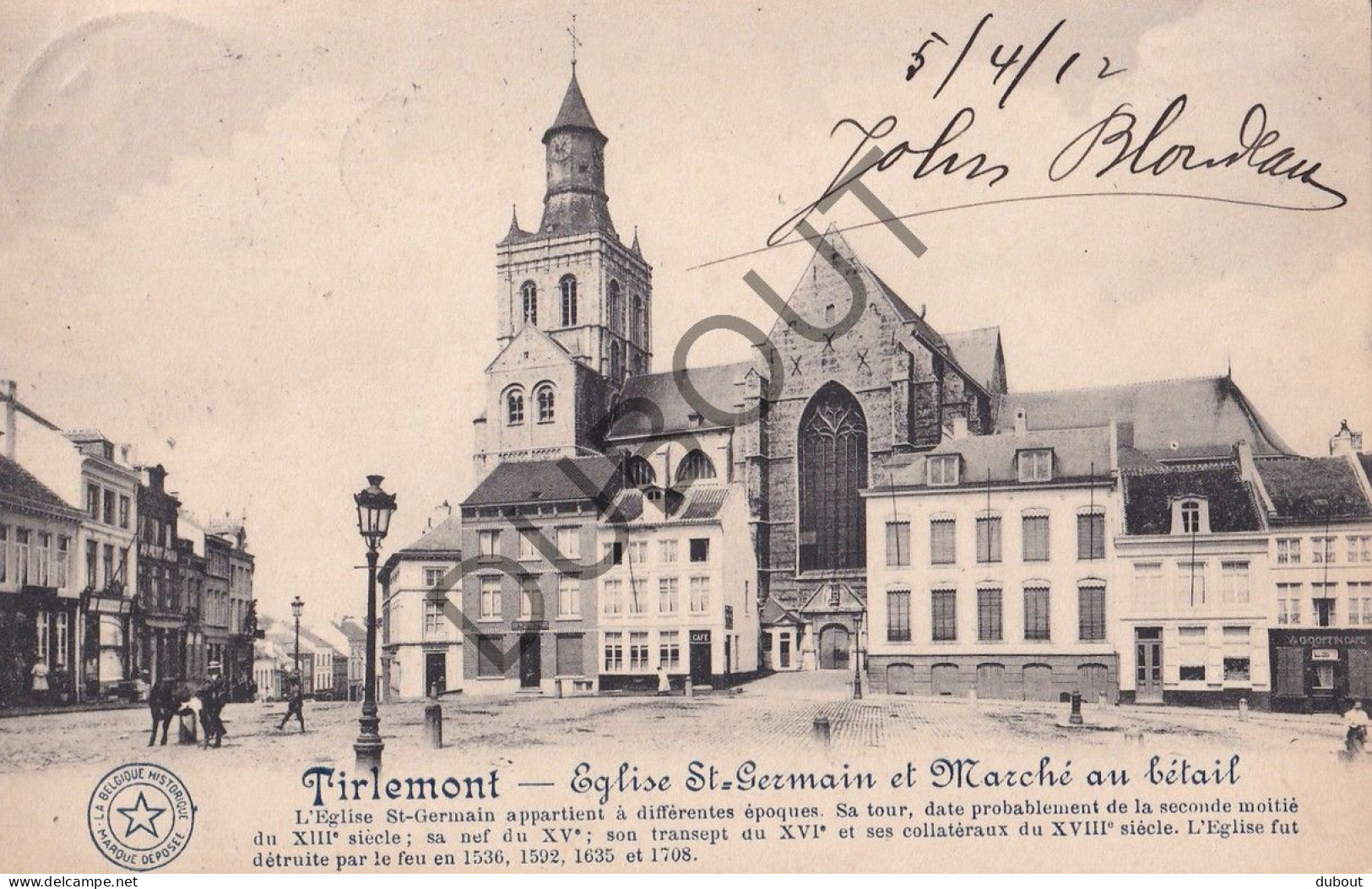 Postkaart - Carte Postale - Tienen - Kerk  (C5441) - Tienen