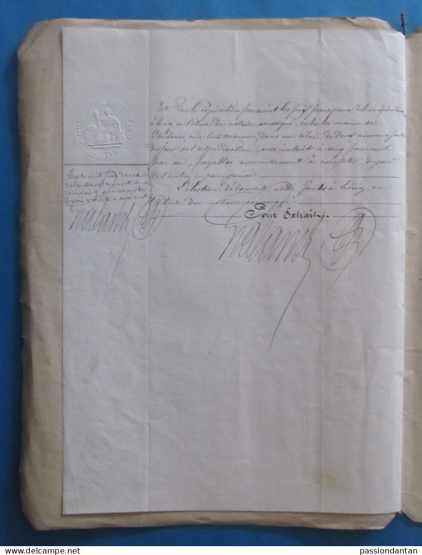 Manuscrit Daté De Septembre 1878 - Seine Et Marne - Machault - Vente D'un Bien Au Lieu-dit Le Gervais Buisson - Manuscripts