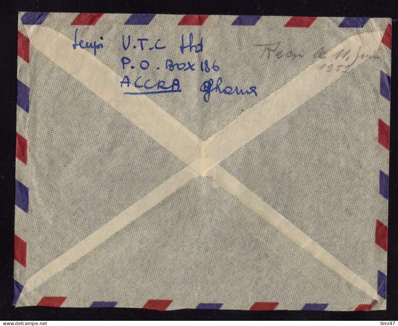 R684  /  GHANA Indépendance 1957,lettre Par Avion Pour La SUISSE - Ghana (1957-...)