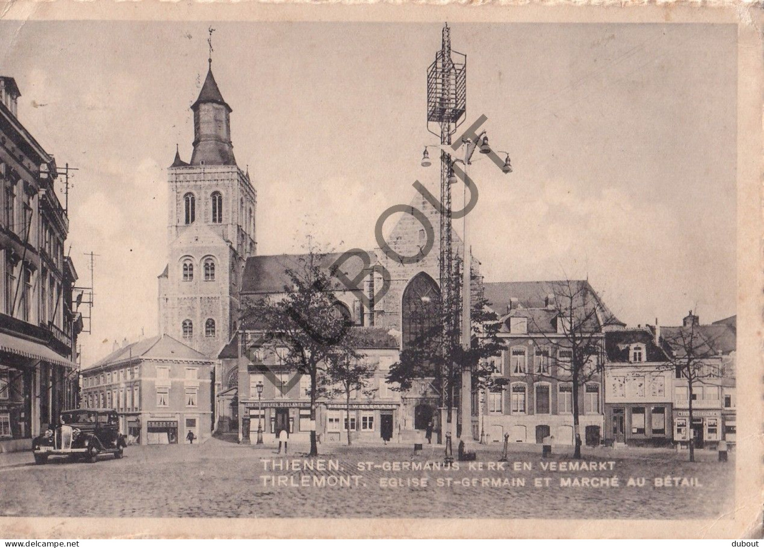 Postkaart - Carte Postale - Tienen - Kerk En Veemarkt (C5468) - Tienen