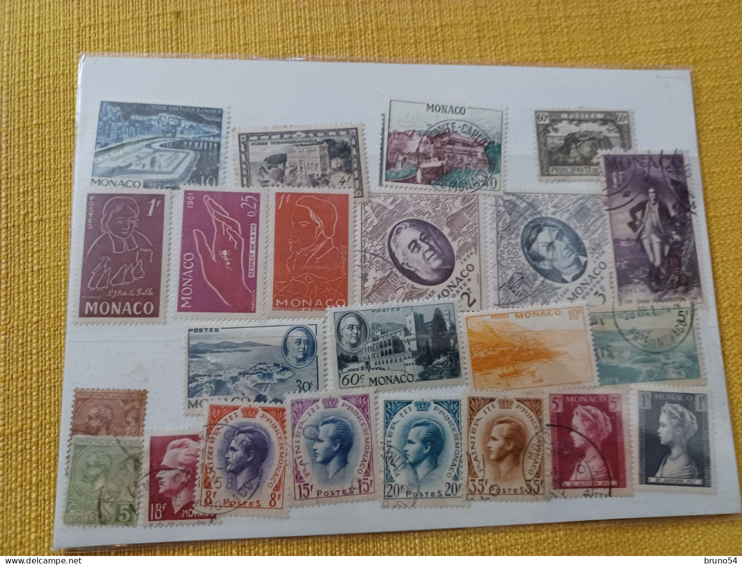 Collezione Di Circa 40 Francobolli Principato Di Monaco, Montecarlo - Gebruikt