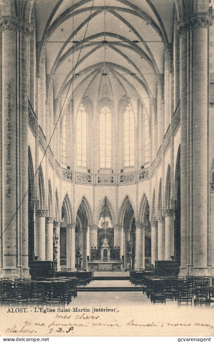 AALST    L'EGLISE  SAINT MARTIN  INTERIEUR          ZIE SCANS - Aalst