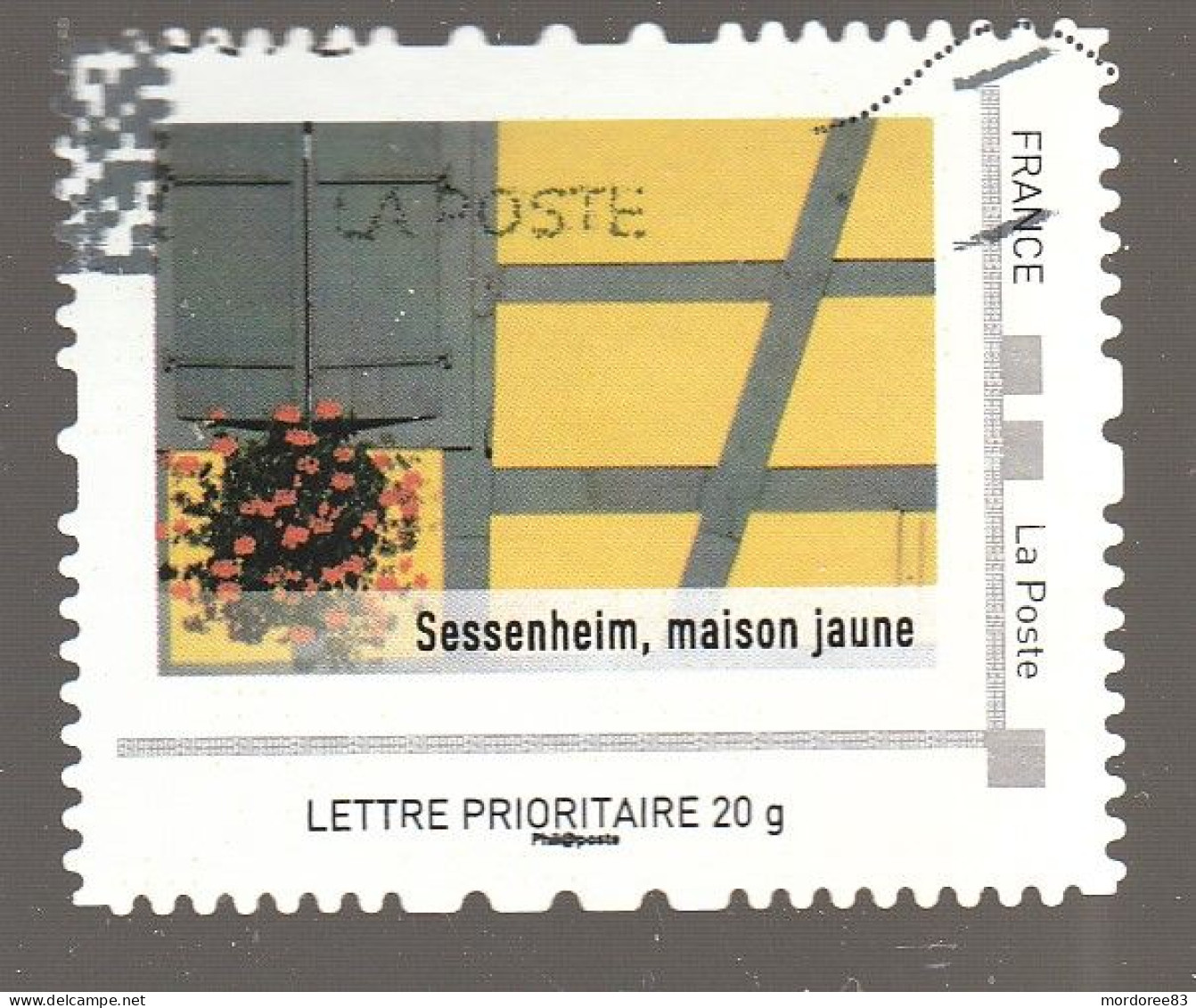 MONTIMBRAMOI SESSENHEIM MAISON JAUNE OBLITERE - Oblitérés