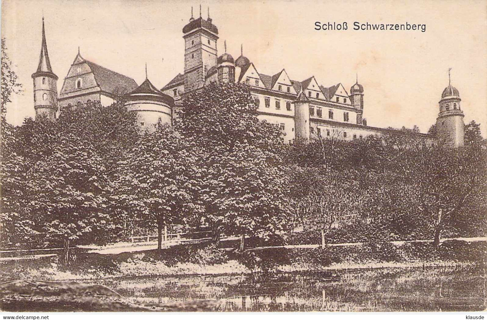 Schloß Schwarzenberg Gel.1927 - Schwarzenberg (Erzgeb.)
