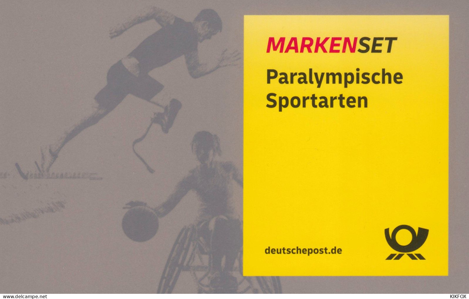 BRD, DEUTSCHLAND,  2023 , Mi. 3762, 3763, 3764,   MH 126 **   Paralympische Sportarten, POSTFRISCH - 2021-…