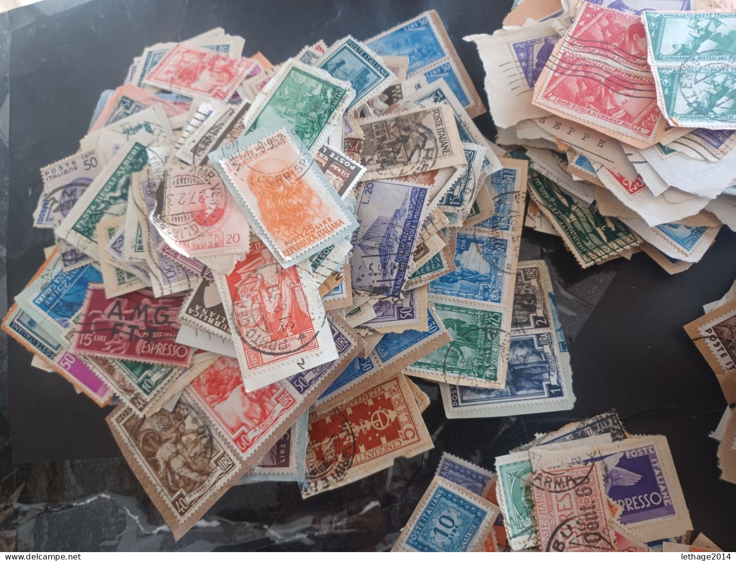 REGNO D ITALIA PRIMA REPUBBLICA 18 SCANNERS MANY FRAGMANT OBLITERE TASSE ESPRESSI BIG STOCK LOT MIX --- GIULY - Used