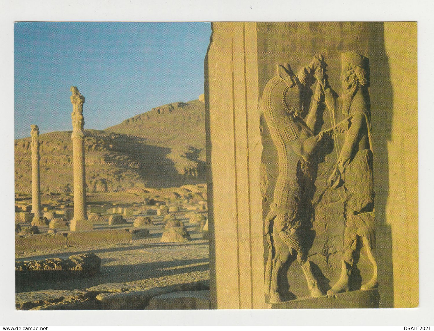 IRAN Persepolis-Shiraz Ruins View, Vintage Photo Postcard RPPc AK (28768) - Iran